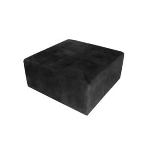 Puff Futon Quadrado preto