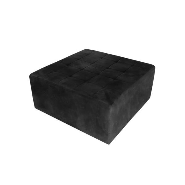 Puff Futon Quadrado preto